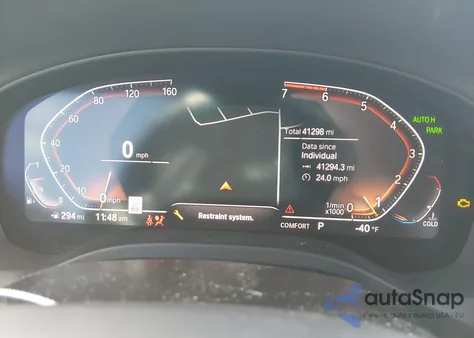 2020 BMW X3 xDrive30I z USA, uszkodzony, nr VIN 5UXTY5C0XL9D23696